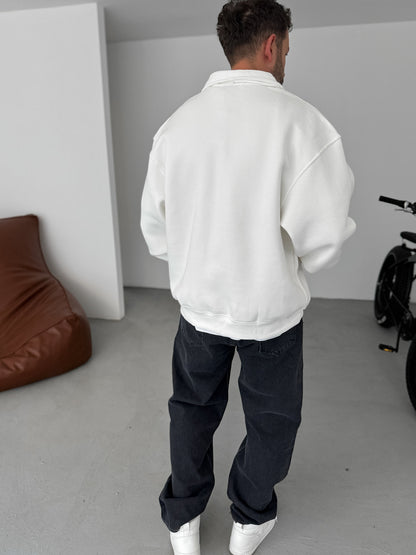 OFF WHITE Vintage Washed Oversized Sweatshirt
