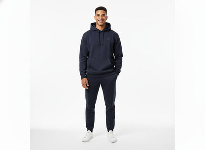 Premium Dark Grey Cotton Fleece Hoodie - Export Quality